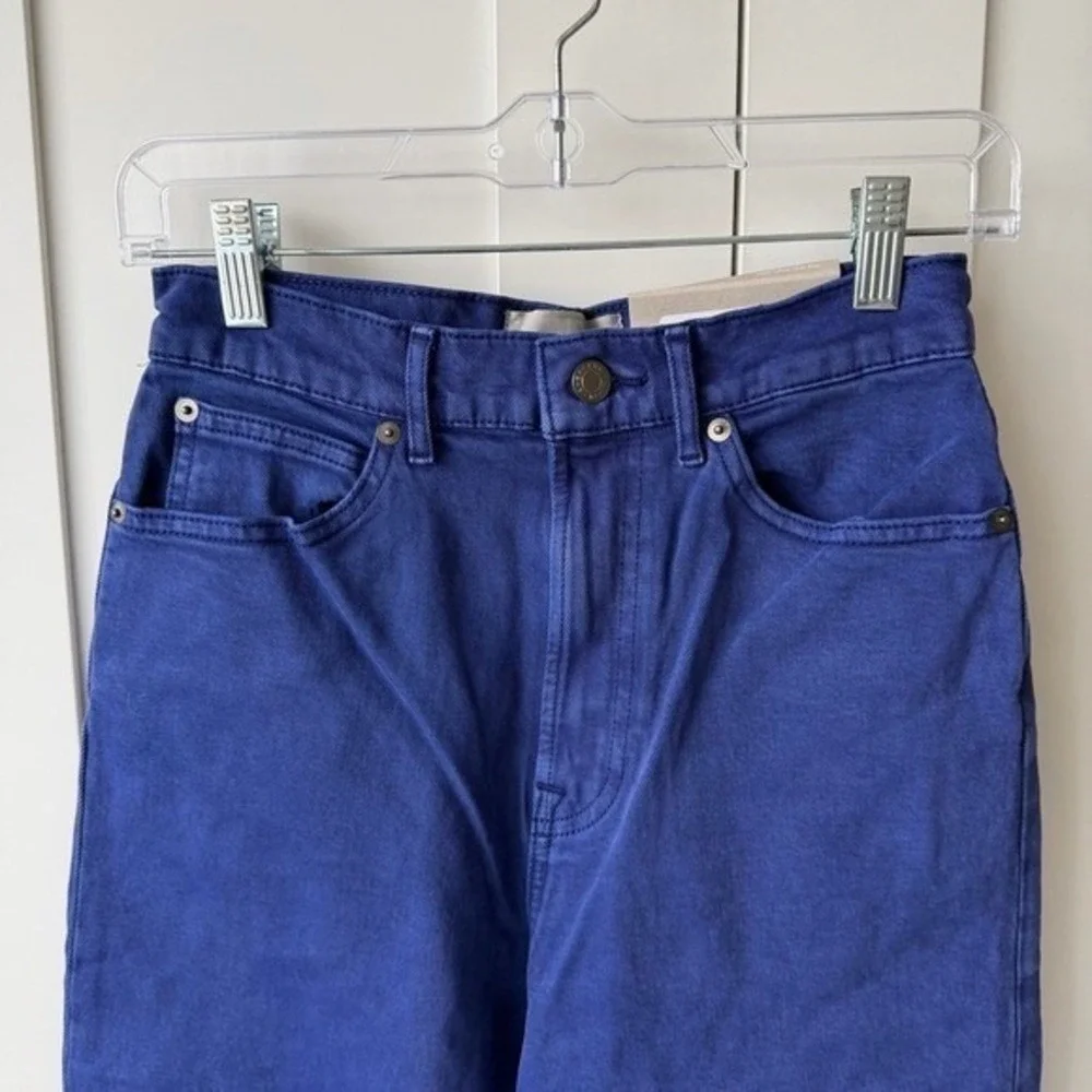 Everlane The Way High Jeans‎ Straight Size 24 Tall Blue NWT New